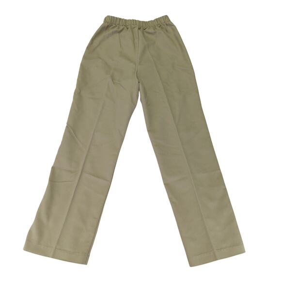 Vintage Sears Pull-on Trouser Pants Front Seam Tan Twill Women's Size 6 Petite - Picture 2 of 8